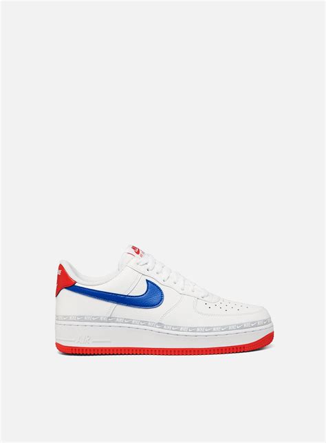 nike air force 1 07 lv 8 white/game royal/habanero red|Nike Air Force 1 '07 LV8 .